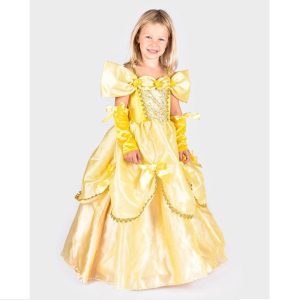 Kinderkostuum Prinses Belle 6-8Y
