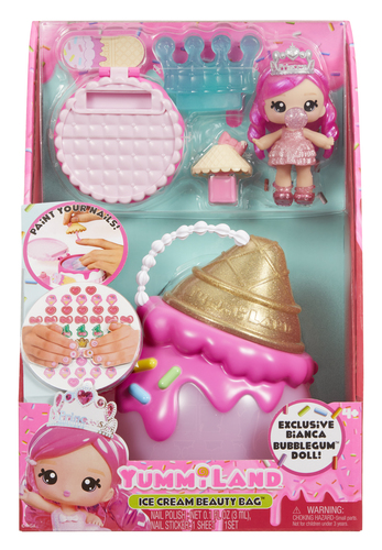 Yummiland Beauty Bag Playset - Lipgloss Pop Ijshoorntje - Afbeelding 5
