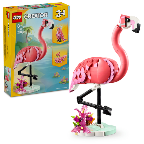 LEGO Creator Wilde Dieren: Roze Flamingo - Afbeelding 9