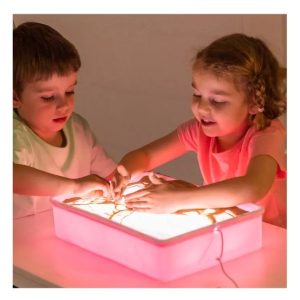 Multifunctionele LED Lichtbox oplaadbaar incl zand & veger (43x32cm)