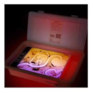 Multifunctionele LED Lichtbox oplaadbaar incl zand & veger (43x32cm)