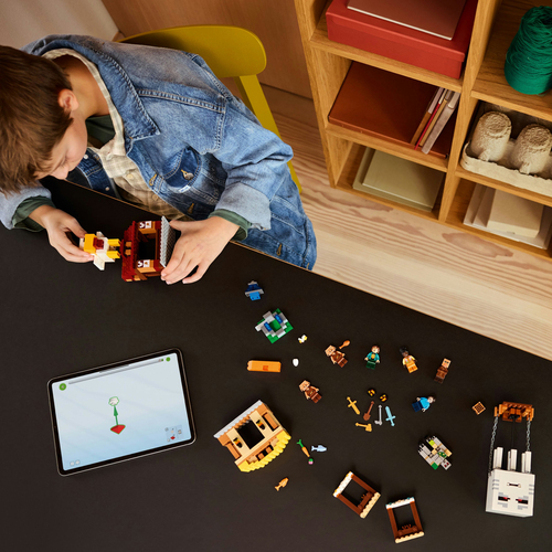 LEGO Minecraft De Ghast-ballon aanval op het dorp - Afbeelding 3