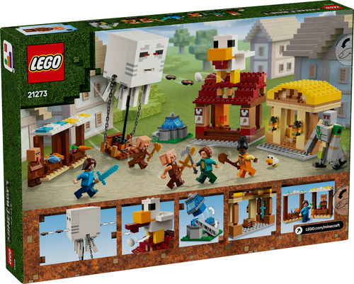 LEGO Minecraft De Ghast-ballon aanval op het dorp - Afbeelding 8