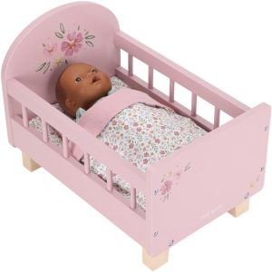 Little Dutch – Houten Poppenbed met textiel