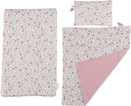 Little Dutch - Houten Poppenbed met textiel - Afbeelding 4