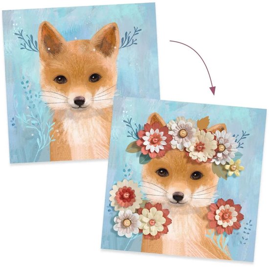 Djeco - 3D Bloemenkrans - Afbeelding 2