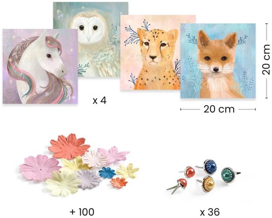 Djeco - 3D Bloemenkrans - Afbeelding 3