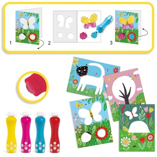 Djeco - Small Dots Painting - Afbeelding 4