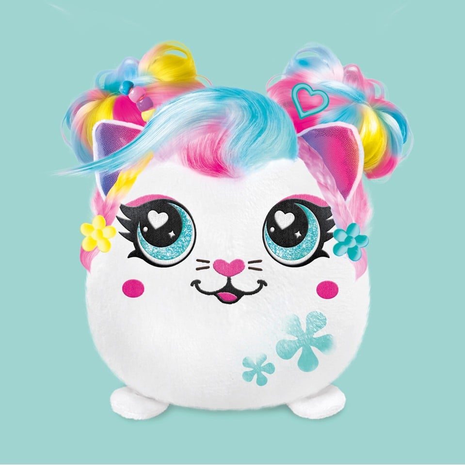 Airbrush Plush Hairiffic Squish Pals - Precious - Afbeelding 3