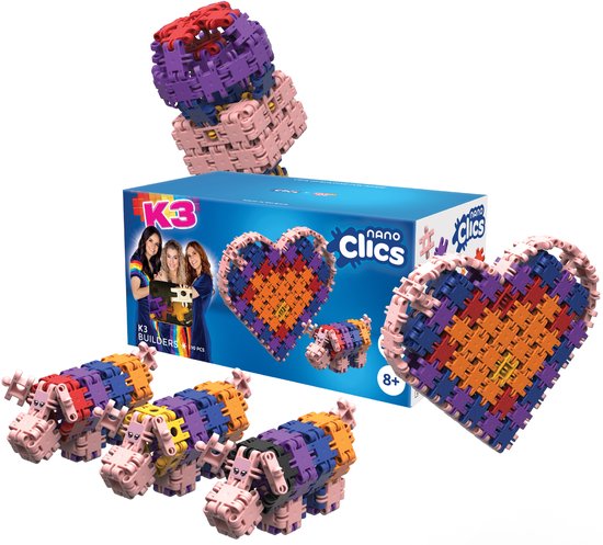 Nano Clics – K3 Builders 190 Piece Set