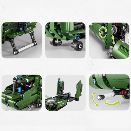 IM Master 6809 - Military Transport Aircraft 2-in1 - Afbeelding 3