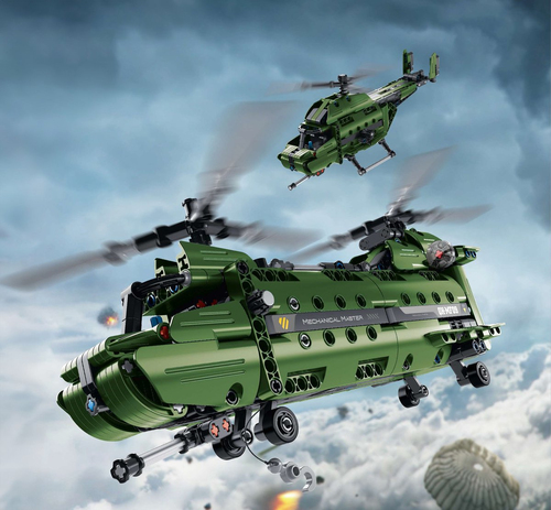 IM Master 6809 - Military Transport Aircraft 2-in1 - Afbeelding 6