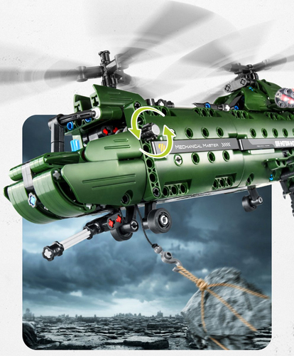 IM Master 6809 - Military Transport Aircraft 2-in1 - Afbeelding 8