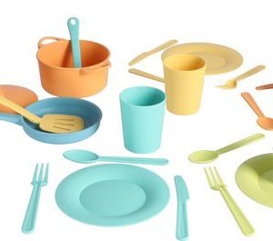 Bioplastic Speelgoed | Pannenset | 25-delig
