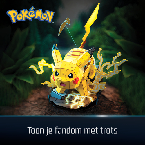 4D Build Puzzle Pokemon Pikachu - Afbeelding 5