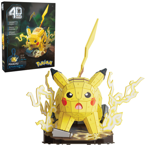 4D Build Puzzle Pokemon Pikachu - Afbeelding 6