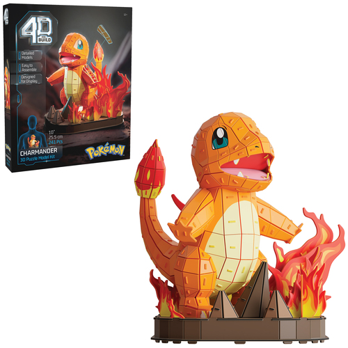4D Build Puzzle Pokemon Charmander - Afbeelding 6