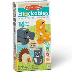 Melissa & Doug Blocables Woodland Playset 16st