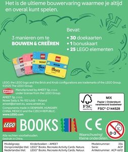 LEGO Recreate Activity Cards – Natuur
