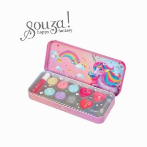 Souza Beauty Set Unicorn – Oogschaduw & Lipgloss Roze Blauw Paars