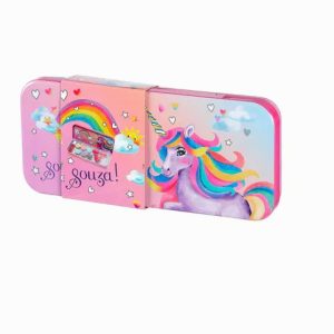 Souza Beauty Set Unicorn – Oogschaduw & Lipgloss Roze Blauw Paars