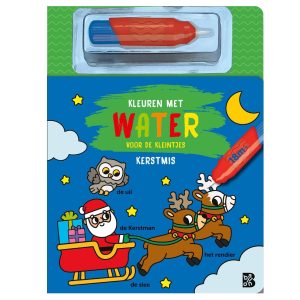 Kleuren met water – Kerstmis