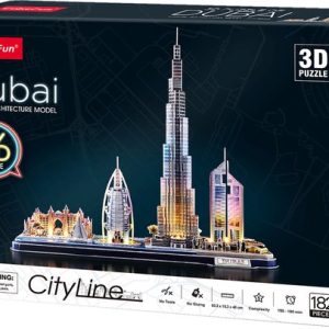 Cubic Fun 3D Puzzel – City Line Dubai LED