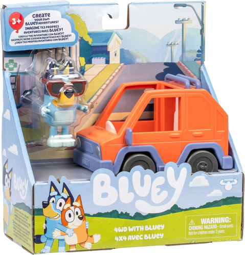 Bluey Basic Vehicle 4WD & Bluey - Afbeelding 4