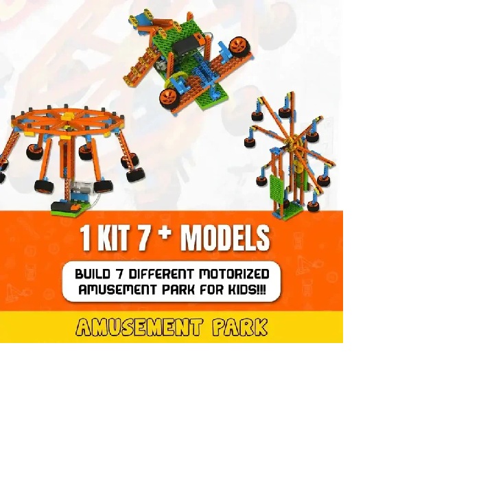 Blix Attractiepark, 7 modellen, Crëeer 4 verschillende attracties, 30 proje - Afbeelding 2