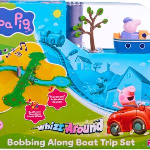 Peppa Whizz Around Bobbing Along Boat Set