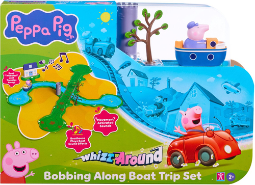 Peppa Whizz Around Bobbing Along Boat Set - Afbeelding 2