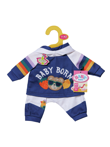 BABY born - Jogging Suit Navy 43cm - Afbeelding 2