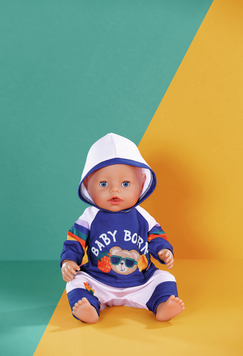 BABY born - Jogging Suit Navy 43cm - Afbeelding 5