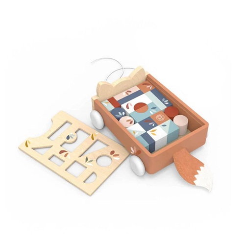 Speedy Monkey - Fox blocks Cart - Afbeelding 2