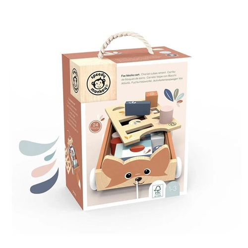 Speedy Monkey - Fox blocks Cart - Afbeelding 3