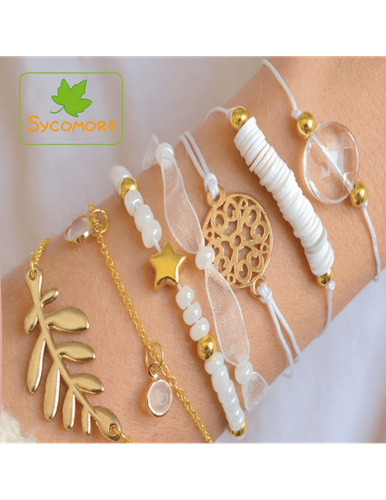 Sycomore Atelier de bijoux - multi rang armband - Afbeelding 4