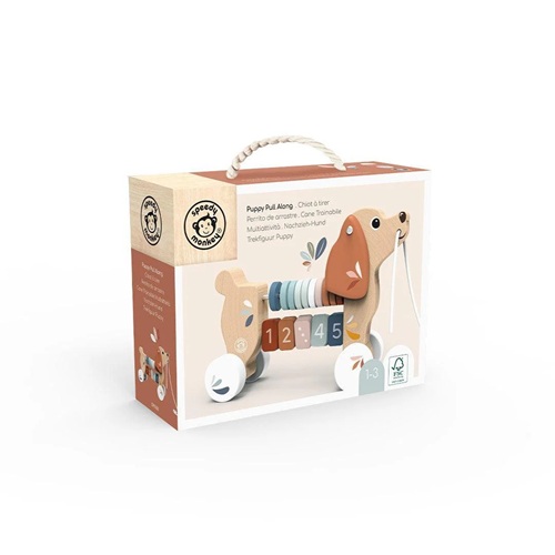 Speedy Monkey - Puppy Pull Along - Afbeelding 3