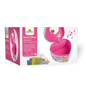 Stick ’n Fun – 3D Mosaics Heart Shaped Musiv Box