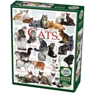 Cobble Hill Puzzel 1000st Cat Quotes