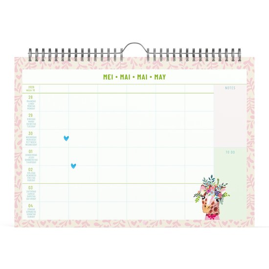 Paper Salad - Familiekalender Lama Flamingo - Afbeelding 2