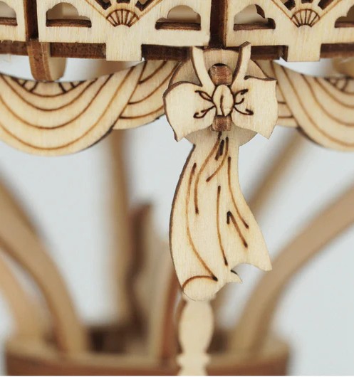 Robotime 3D Wooden Puzzle Hot Air Balloon - Afbeelding 3