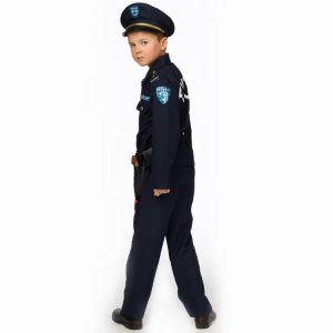 Kostuum Politie met pet – maat 116