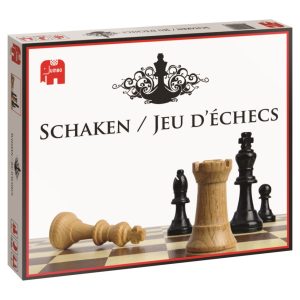 Jumbo Schaakspel met Houten Figuren