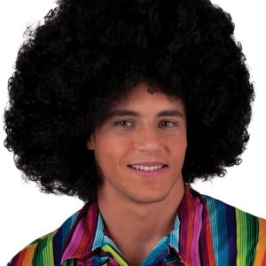 Pruik Maxi Afro – zwart