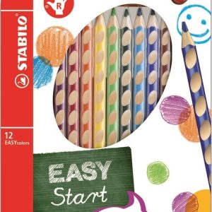 Stabilo EASYcolors kleurpotloden – Etui (karton) 12stuks – rechts