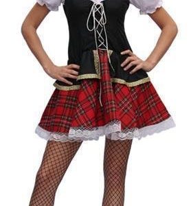 Kostuum Schotse Dame Sexy + muts – maat 44