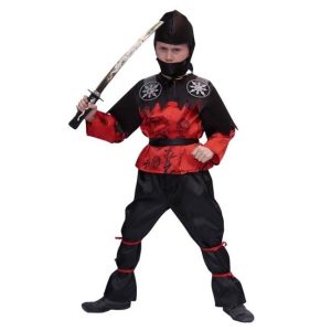 Ninja Blackbelt kostuum – Maat 116