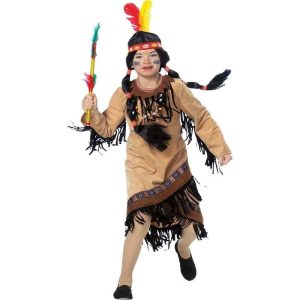 Kostuum Squaw Meisje – maat 116