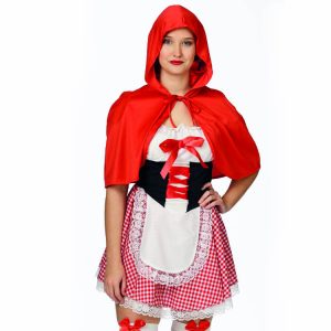 Kostuum Roodkapje (volwassenen) – maat 40