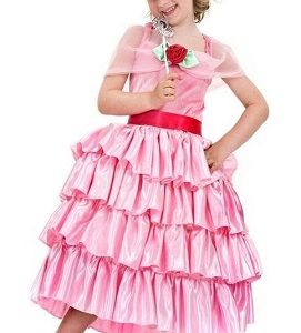 Kostuum Strokenprinses Rosa – maat 98